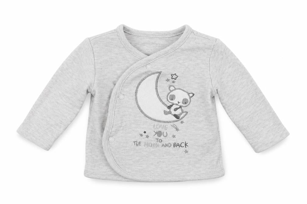 Primark Baby Grey Solid  Capri Pyjama Top Size 3-6 Months