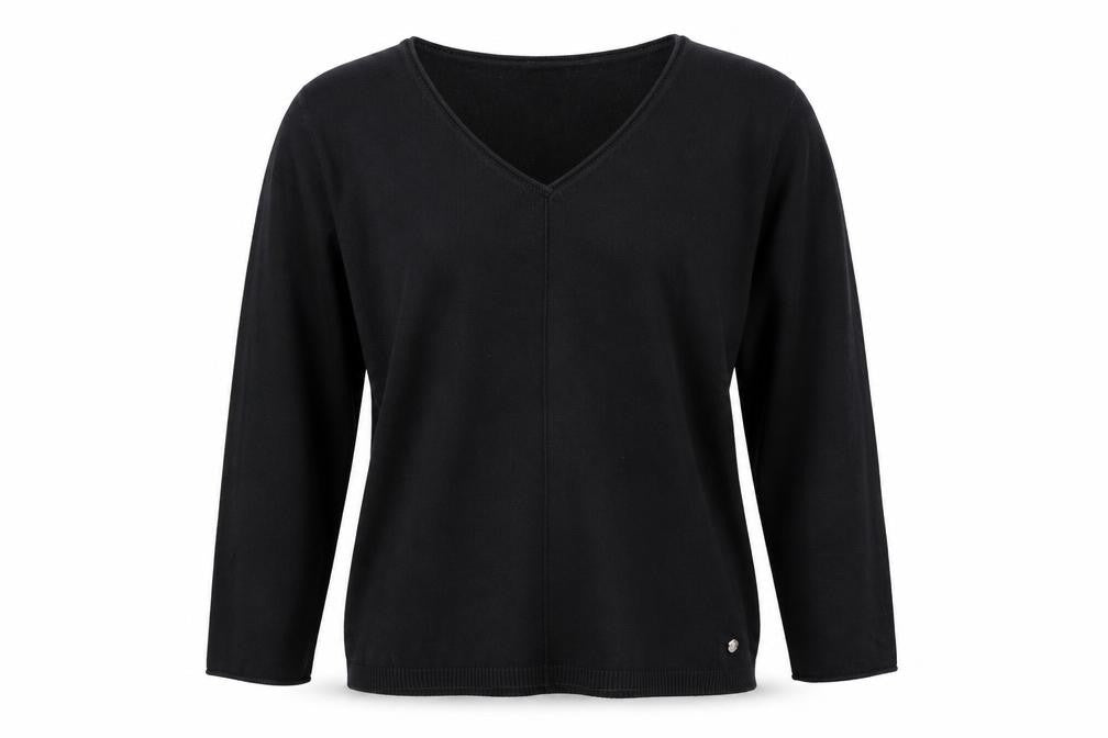 Triangle Womens Black   Pullover Jumper Size M
