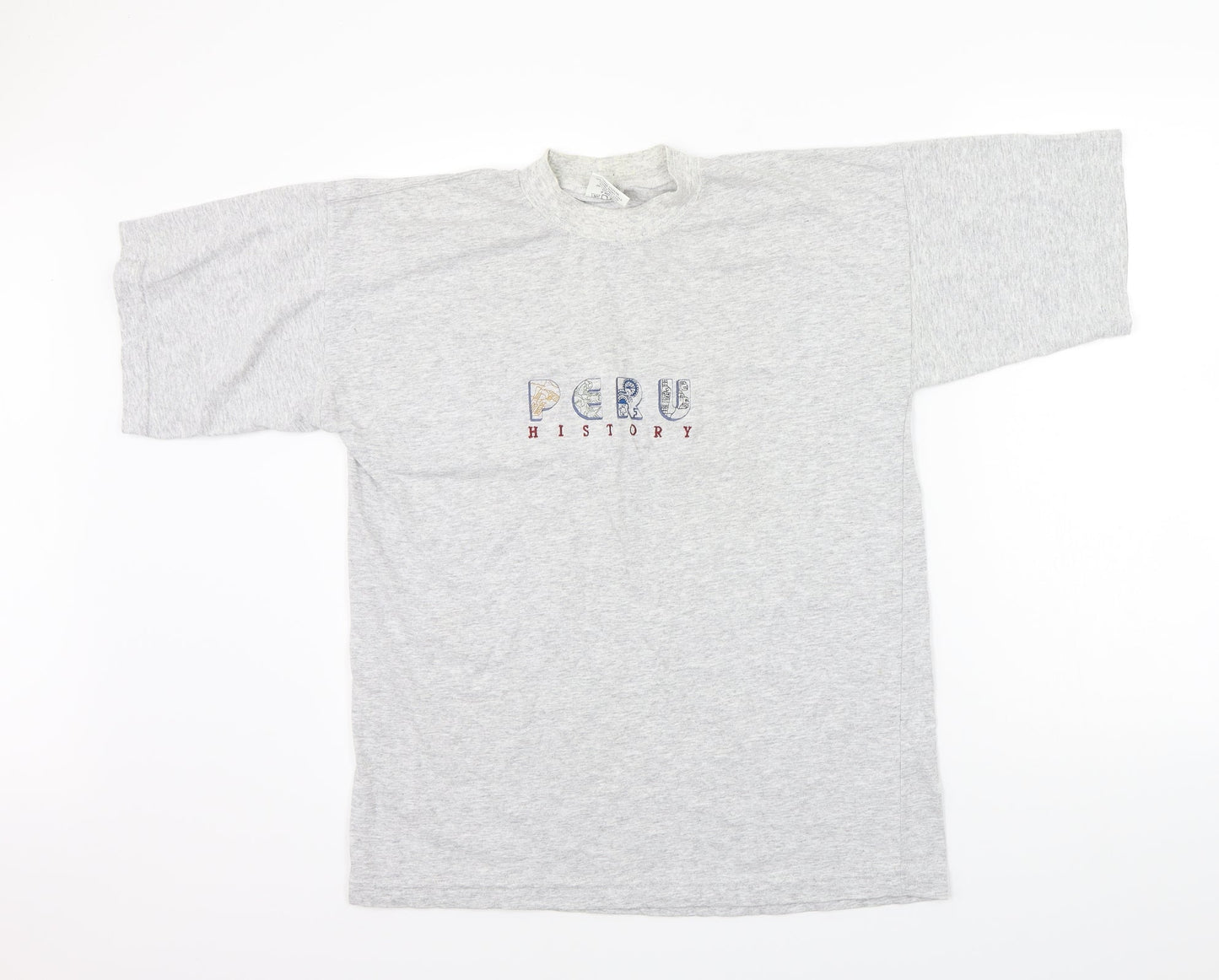 Sipanart Womens Grey   Basic T-Shirt Size L