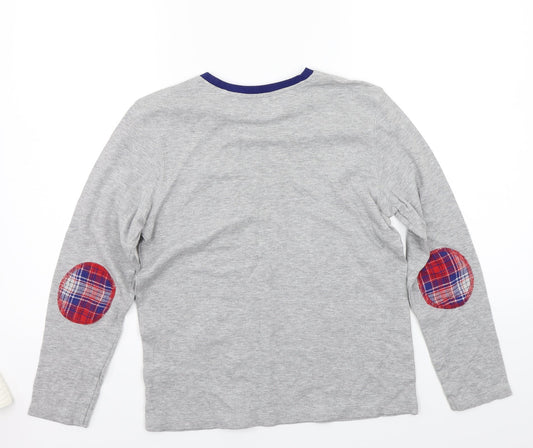 George Girls Grey  Rayon Top Pyjama Top Size 13 Years