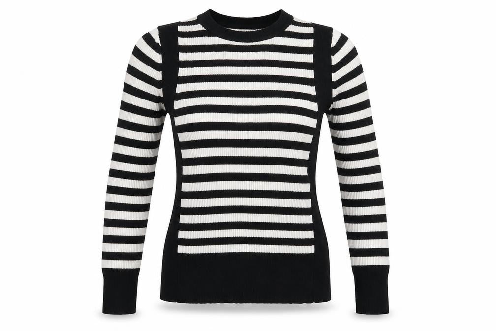 Marks and Spencer Womens Multicoloured Striped Knit Pullover Jumper Size 10