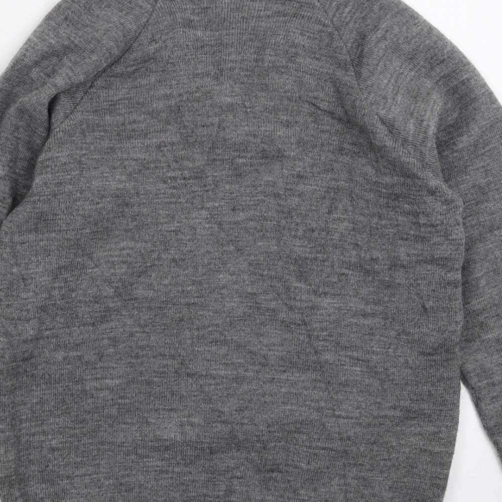 Charles Kirk Womens Grey  Knit Pullover Jumper Size S