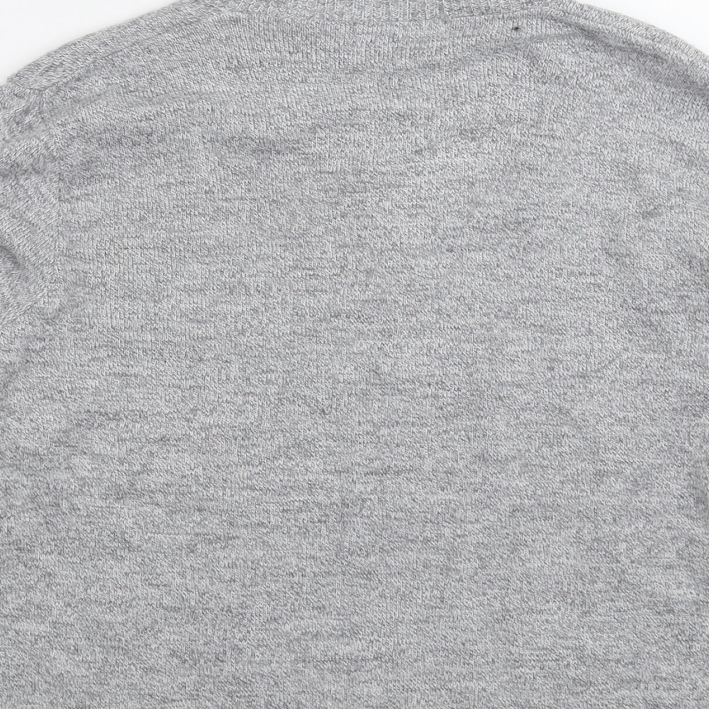 Glimpse Womens Grey  Knit Pullover Jumper Size XL