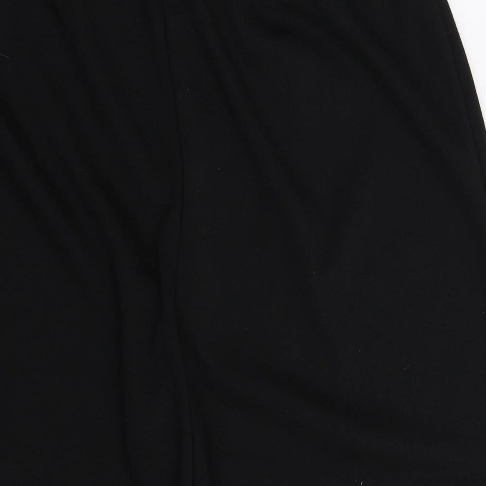 Anthology Womens Black   Cropped Trousers Size 16 L21 in