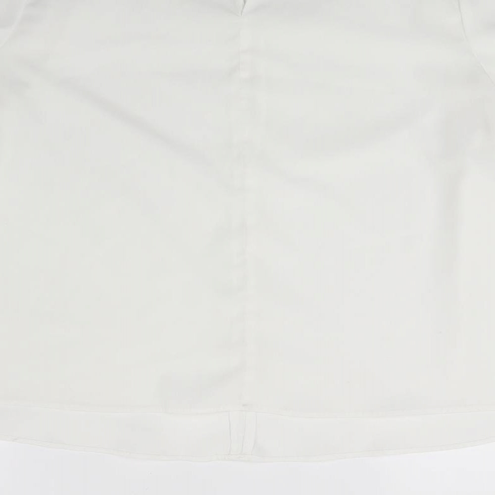 Topshop Womens White   Basic Blouse Size 12