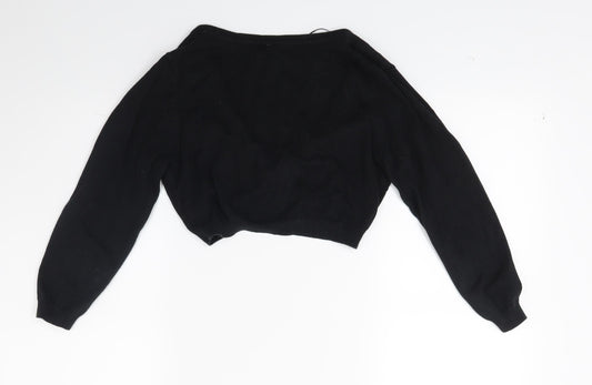 Divided Womens Black   Cardigan Jumper Size 8