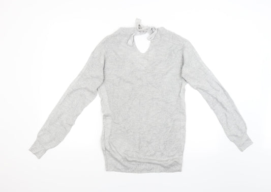 NEXT Womens Silver   Cardigan Jumper Size 8