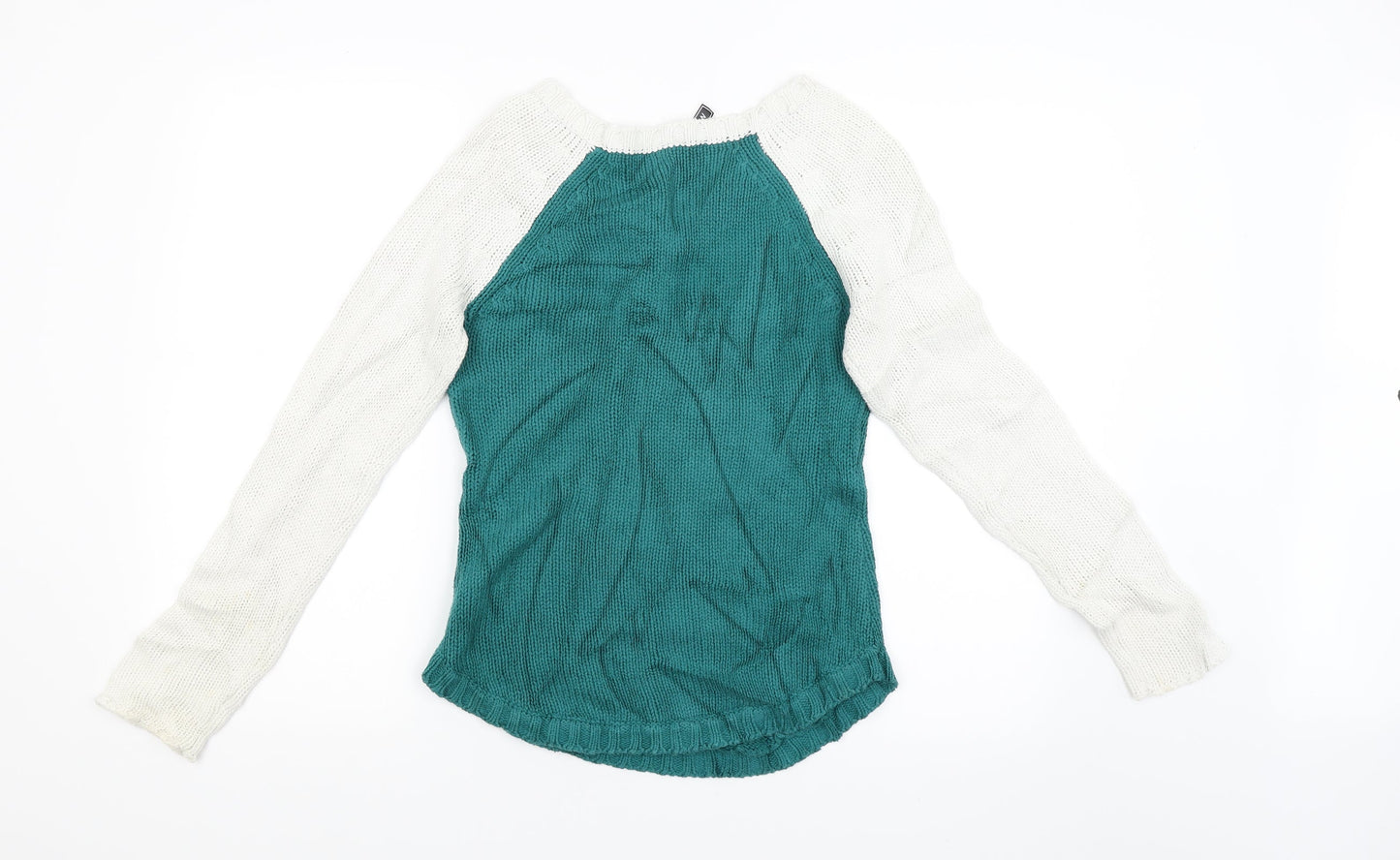 Rainbow Womens Green   Pullover Jumper Size 4