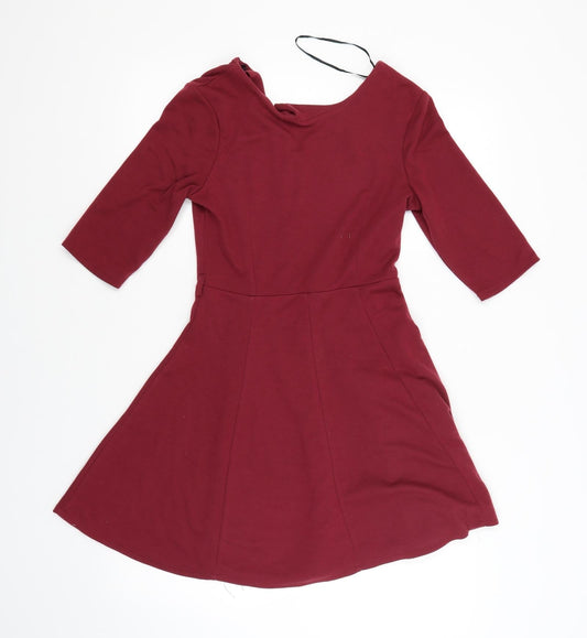 Rare Womens Red   A-Line  Size 12