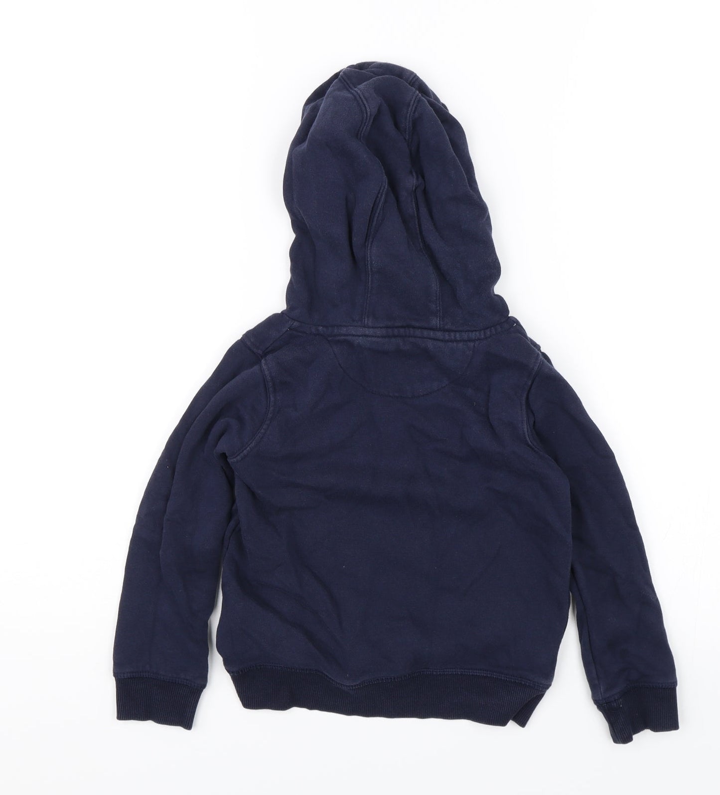 M&S Boys Blue   Pullover Hoodie Size 4-5 Years