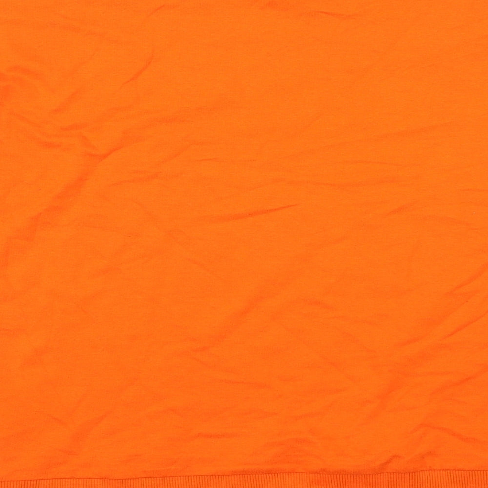 Divided Womens Orange   Pullover Jumper Size XS