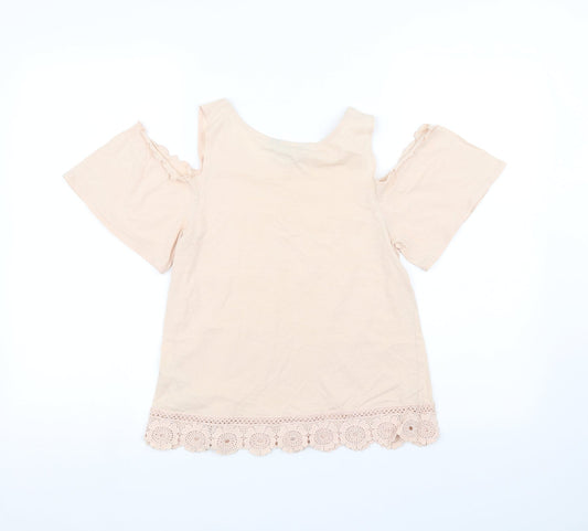 New Look Womens Pink   Basic T-Shirt Size 8