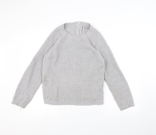 Dorothy Perkins Womens Grey   Pullover Jumper Size 8
