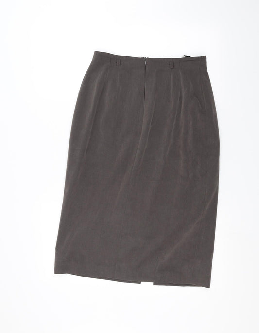 Minute Womens Black   A-Line Skirt Size 12