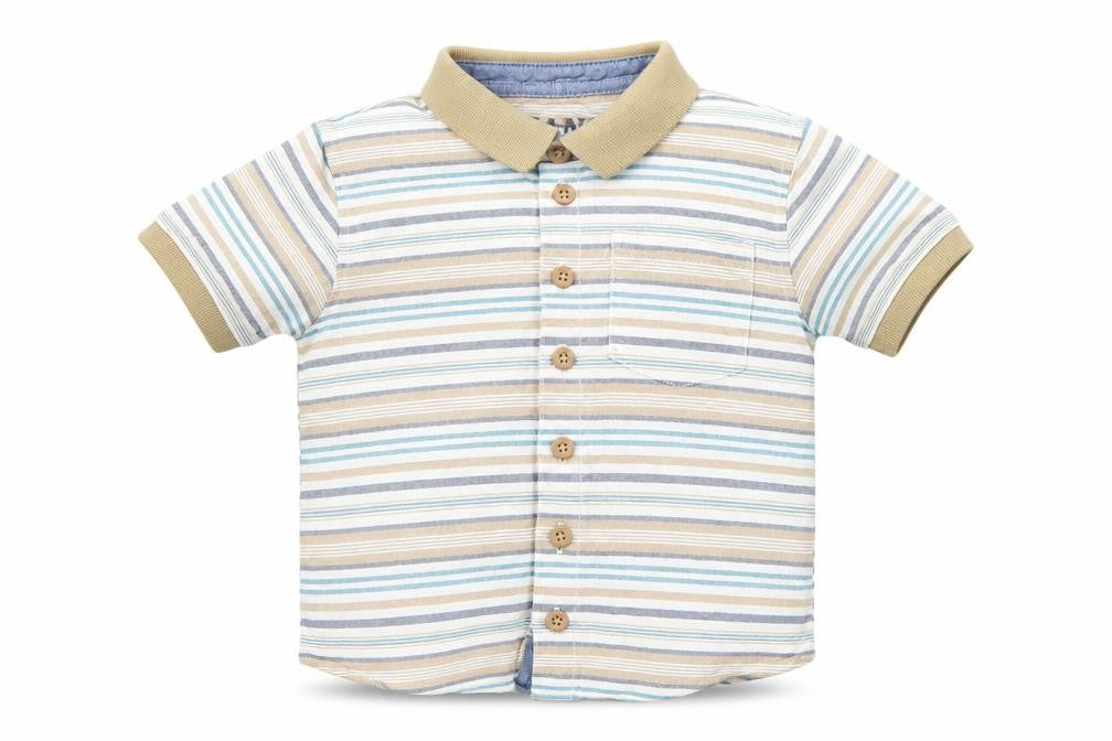 Handsome Boys Multicoloured Striped  Basic Polo Size 2-3 Years