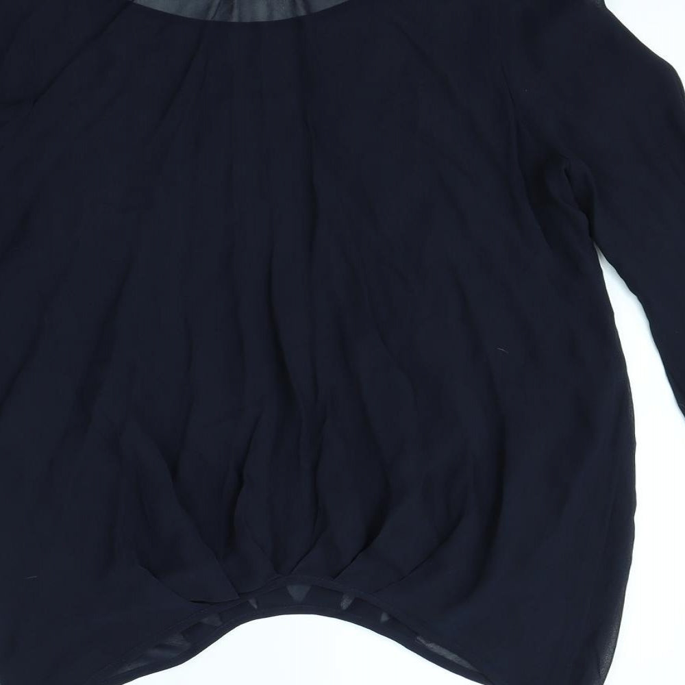 NEXT Womens Blue   Basic Blouse Size 8