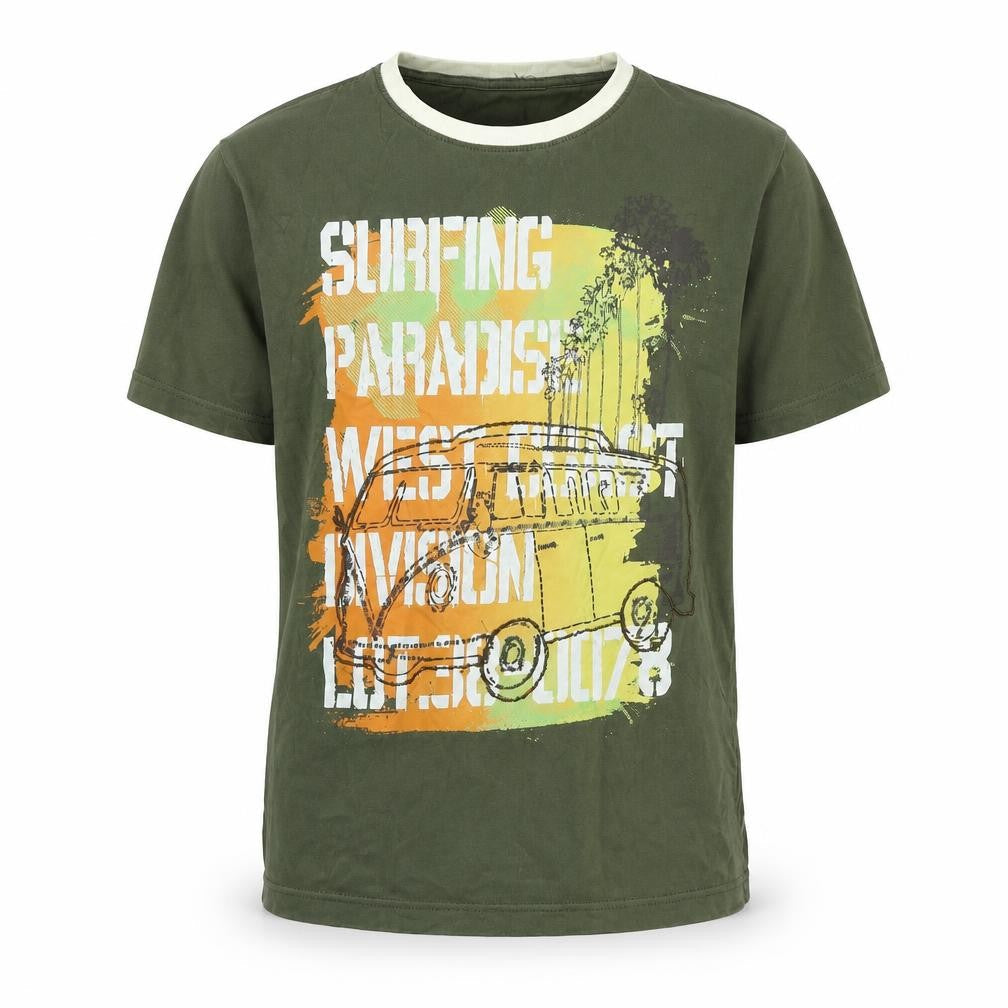 Preworn Boys Green   Basic T-Shirt Size 12 Years