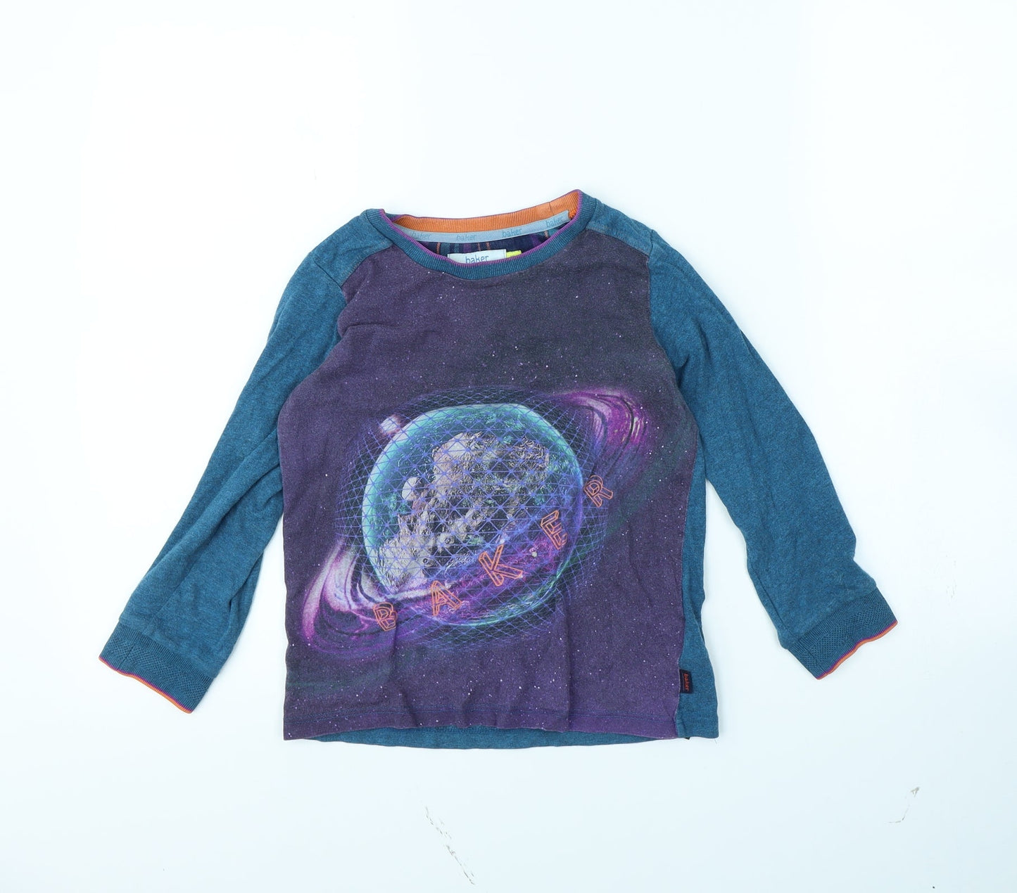 Baker Girls Blue   Pullover Jumper Size 5 Years