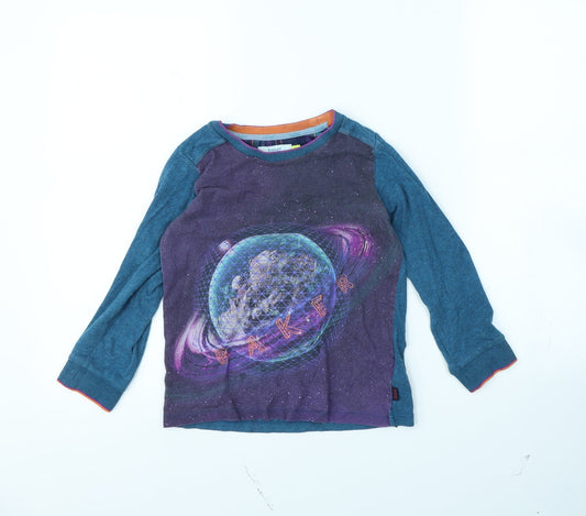 Baker Girls Blue   Pullover Jumper Size 5 Years