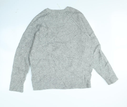 Cedar Wood State Mens Grey   Pullover Jumper Size L
