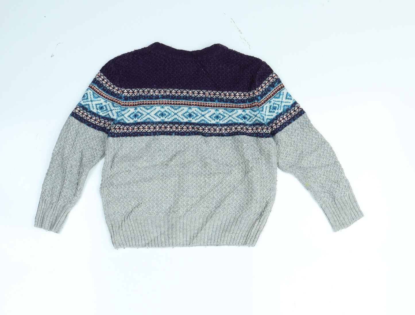 M&Co Boys Grey   Pullover Jumper Size 3 Years