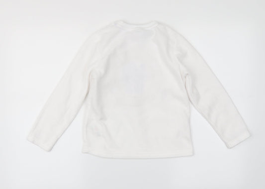 Chelsea Girls White   Pullover Jumper Size 6-7 Years  - Chelsea F.C