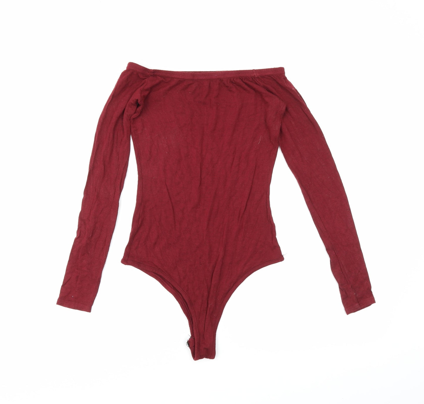PRETTYLITTLETHING Womens Red   Bodysuit One-Piece Size 8