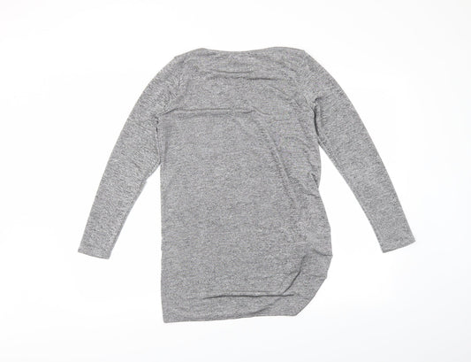 Dorothy Perkins Womens Grey   Basic Blouse Size 12