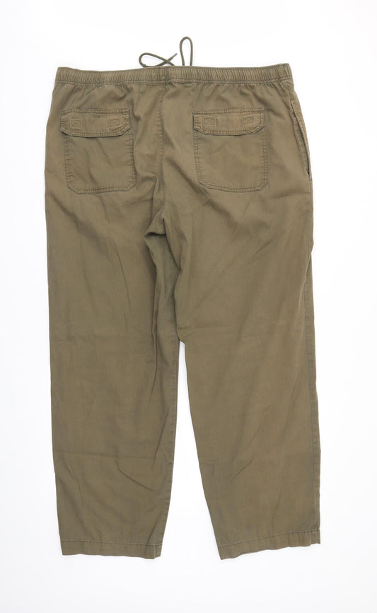 BHS Womens Brown   Chino Trousers Size L L28 in