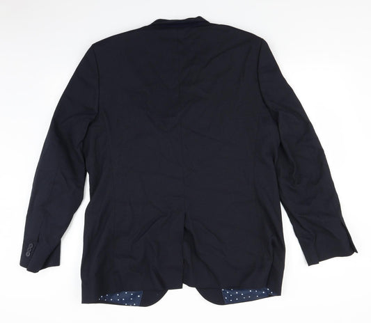 Marks and Spencer Mens Blue   Jacket Suit Jacket Size 44