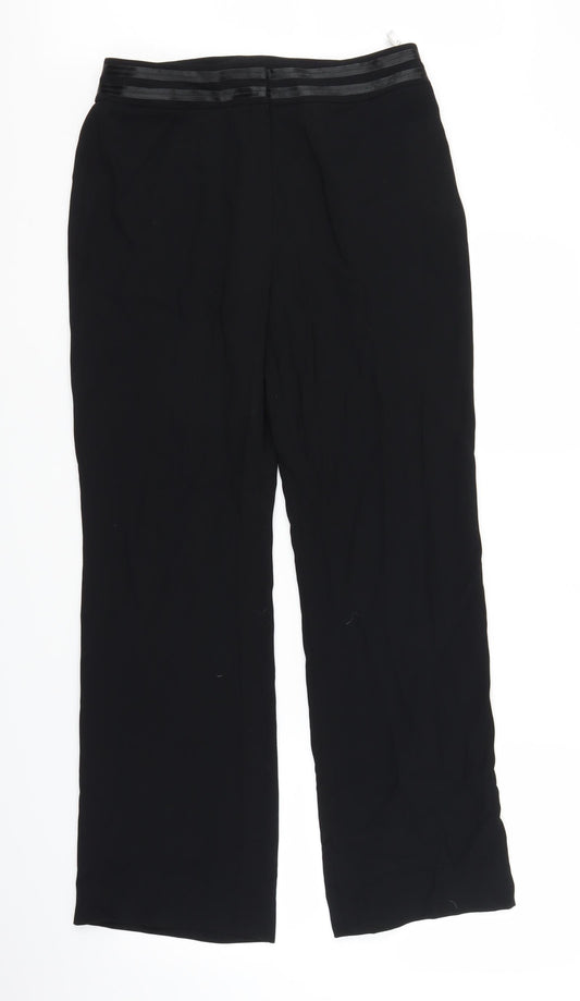 Offshoot Womens Black   Trousers  Size 12 L28 in