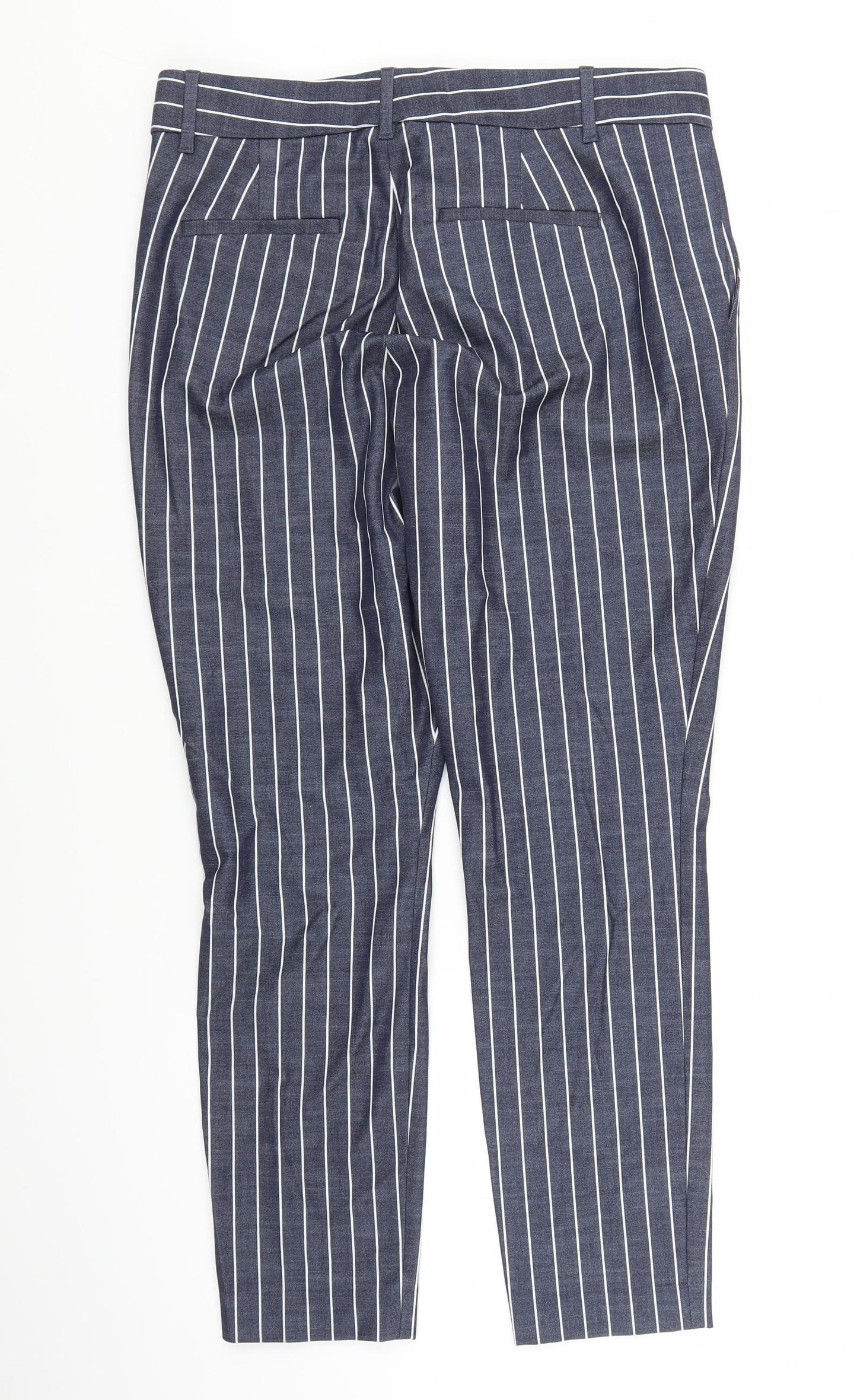 Gap Womens Black Striped  Trousers  Size 10 L26 in