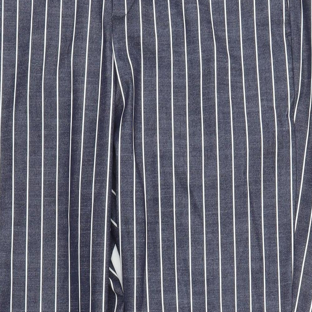 Gap Womens Black Striped  Trousers  Size 10 L26 in