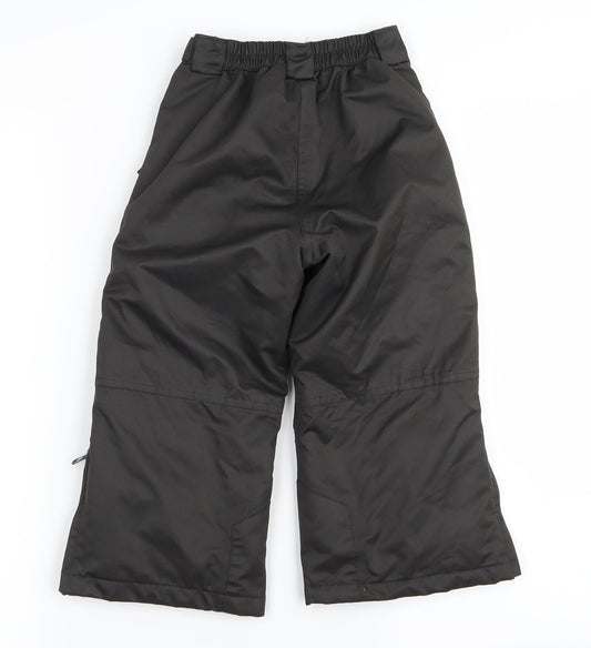 edge Boys Black  Ramie  Trousers Size 3 Years