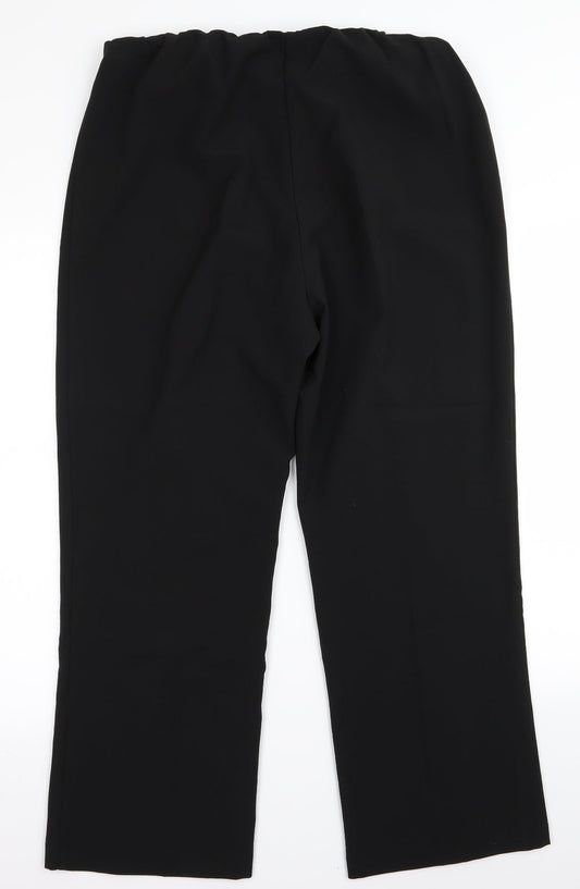 arista Womens Black   Trousers  Size 16 L26 in