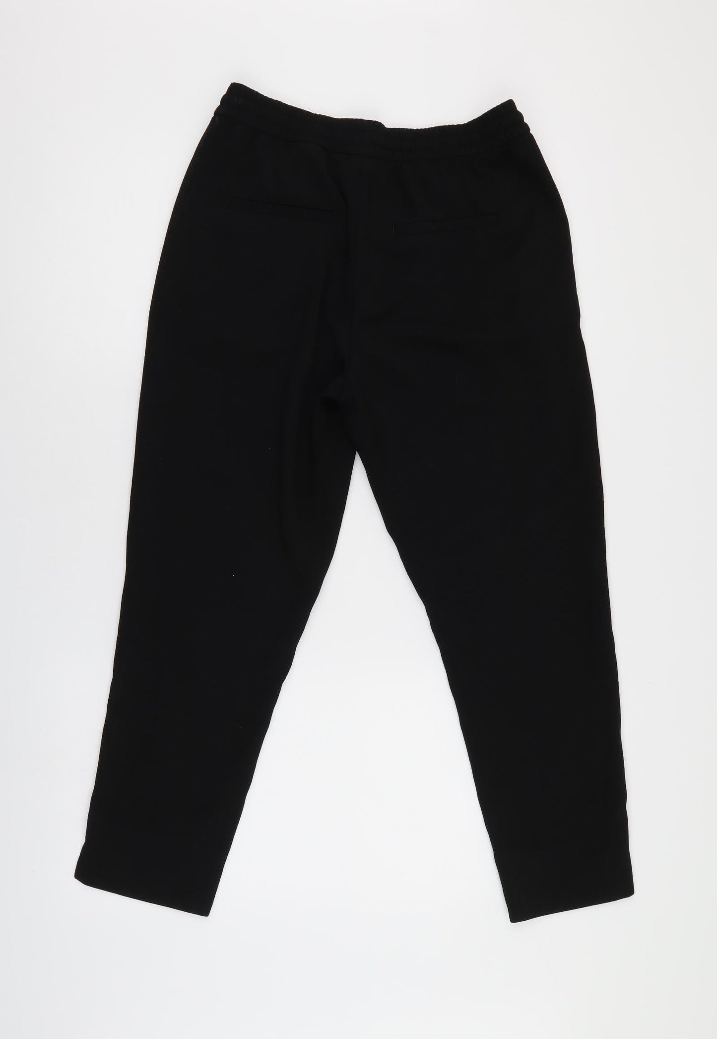H&M Womens Black   Trousers  Size 38 L25 in
