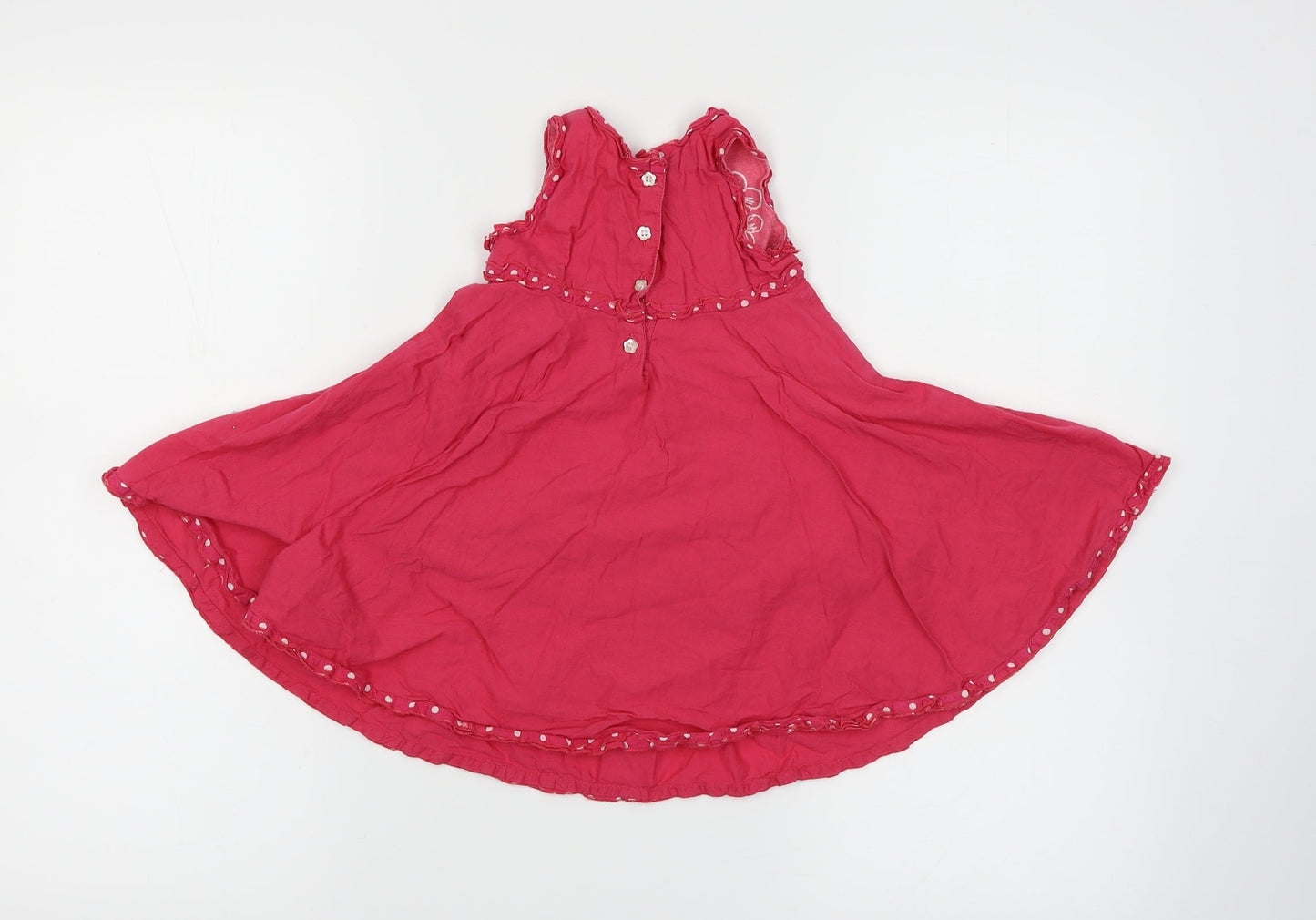 Primark  Pink Floral  Fit & Flare  Size 9-12 Months
