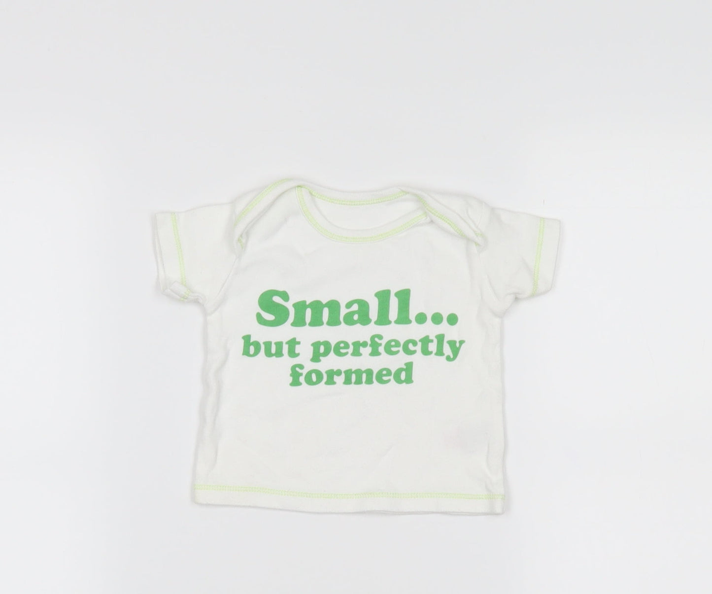 Preworn Baby White   Basic T-Shirt Size 3-6 Months
