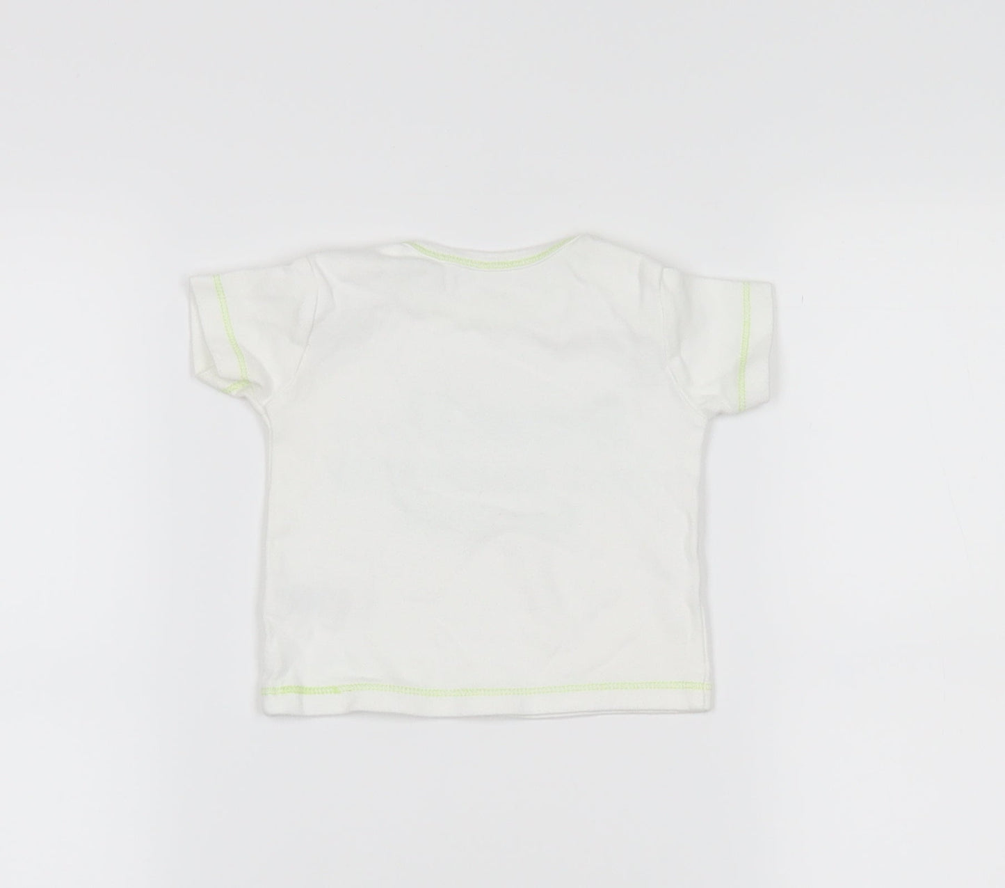 Preworn Baby White   Basic T-Shirt Size 3-6 Months