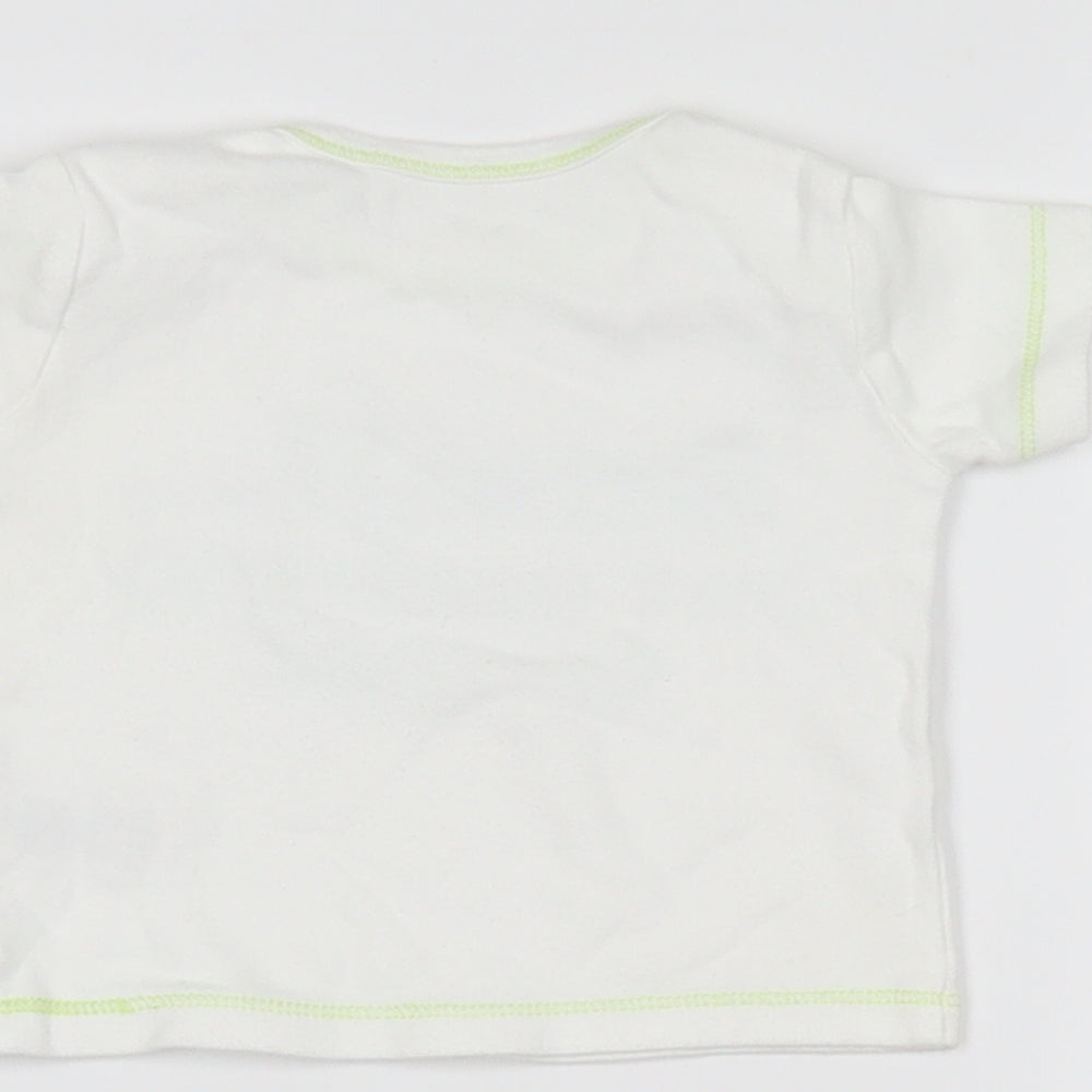 Preworn Baby White   Basic T-Shirt Size 3-6 Months