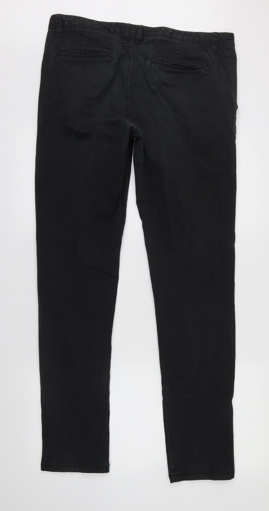 Primark Womens Black  Denim Skinny Jeans Size 36 L38.5 in