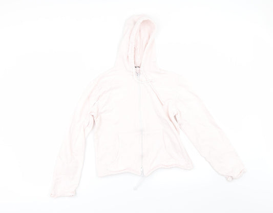 Evita Girls Pink   Full Zip Hoodie Size 14 Years