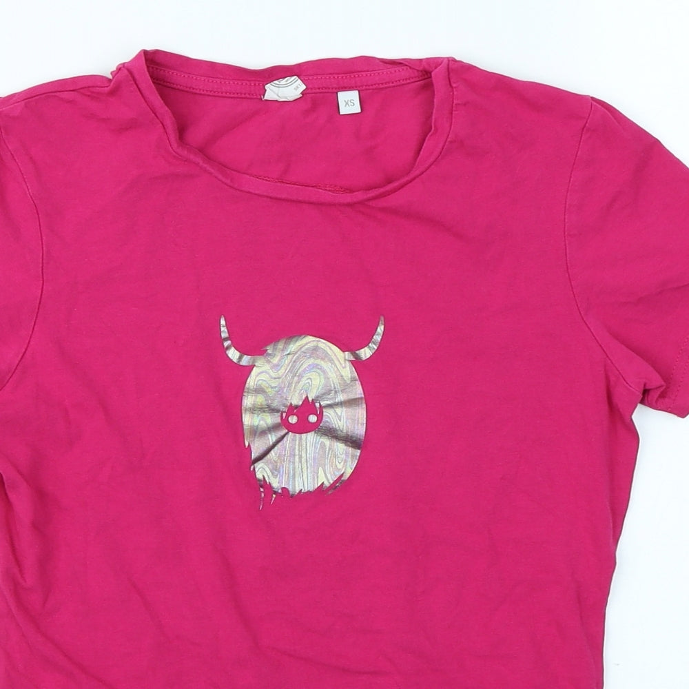 Skinnifit Womens Pink   Basic T-Shirt Size XS