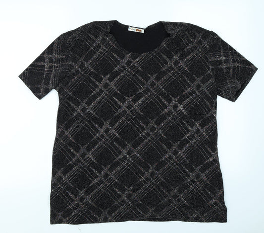 Style Plus Womens Black   Basic T-Shirt Size XL