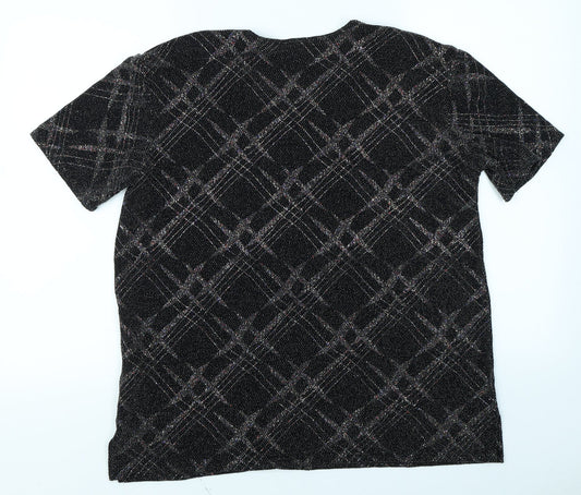Style Plus Womens Black   Basic T-Shirt Size XL