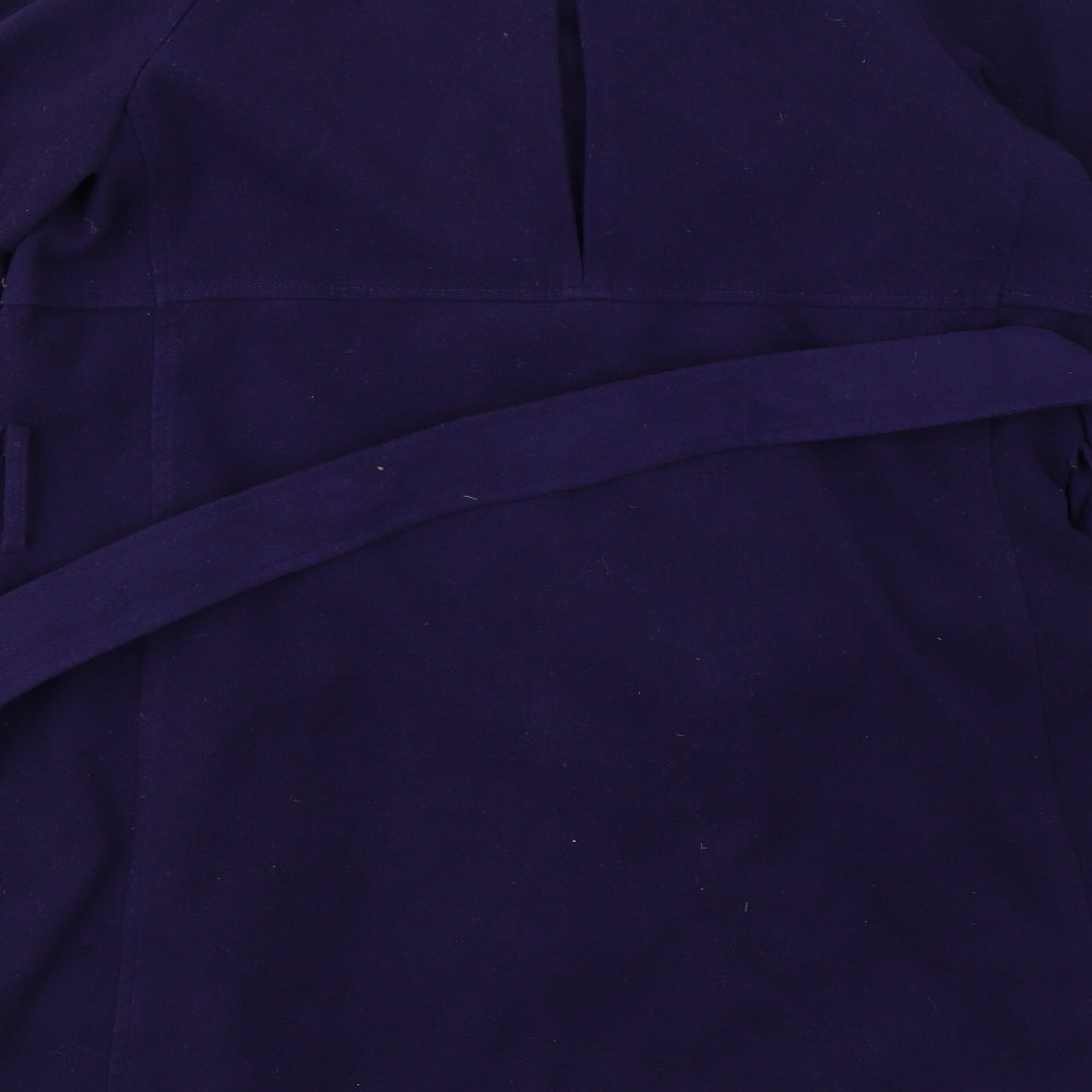 TG Womens Purple   Overcoat Coat Size 12