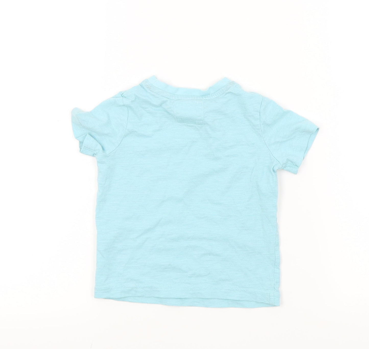 TU Baby Black Colourblock  Basic T-Shirt Size 6-9 Months
