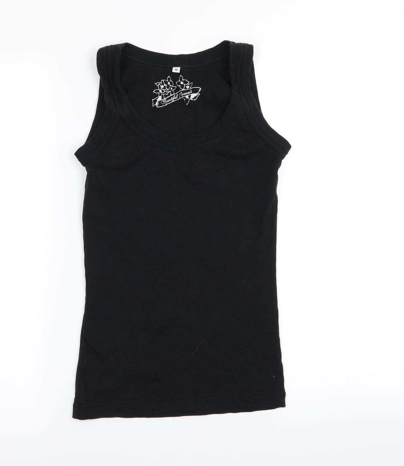 beautiful casuals Womens Black   Basic Tank Size 10