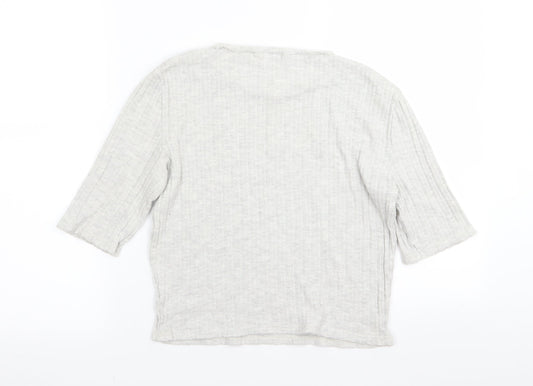 River Island Womens Grey   Basic T-Shirt Size 14