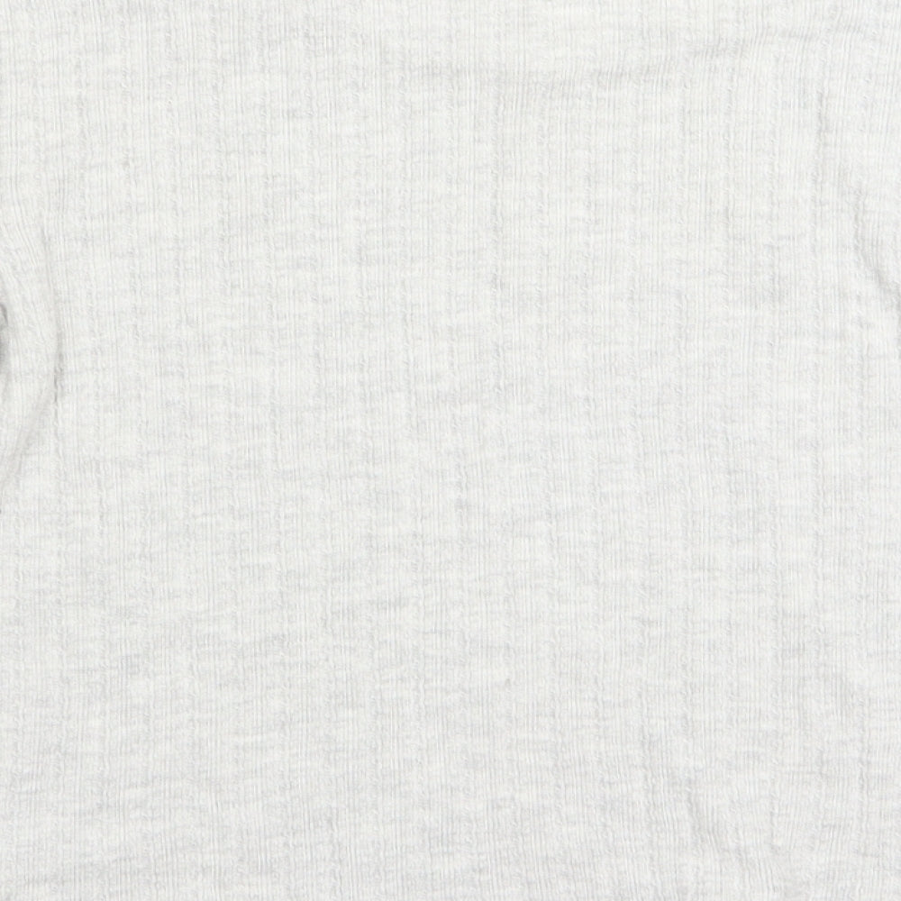 River Island Womens Grey   Basic T-Shirt Size 14